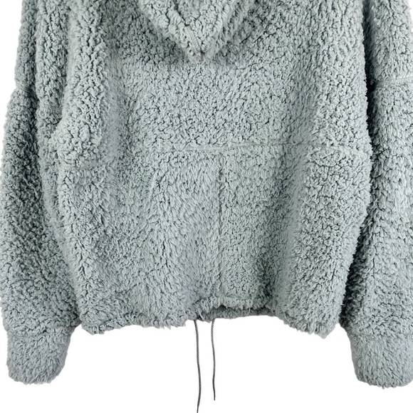 Prana Polar Escape Permafrost Sherpa Half Zip Bluish Gray Size Medium - Picture 7 of 9